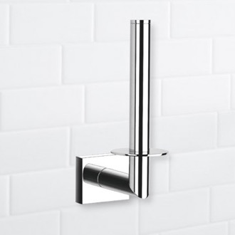 Toilet Paper Holder Toilet Paper Holder, Rectangle, Chrome, Vertical Nameeks NFA001